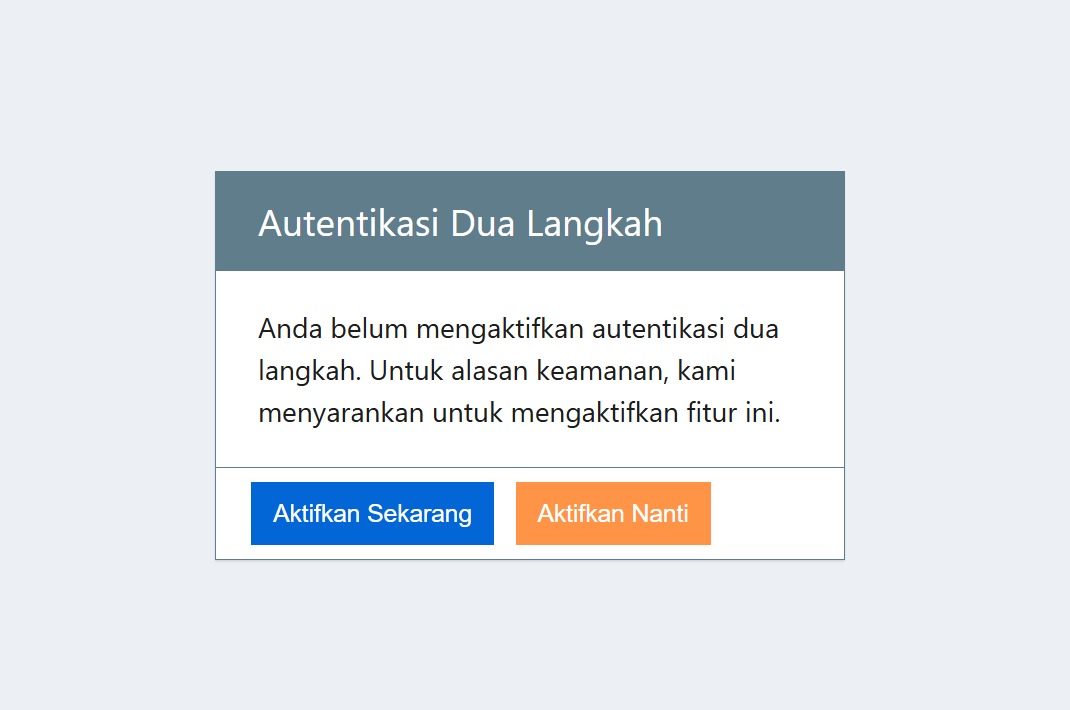 verifikasi 2 langkah SSO Dapodik